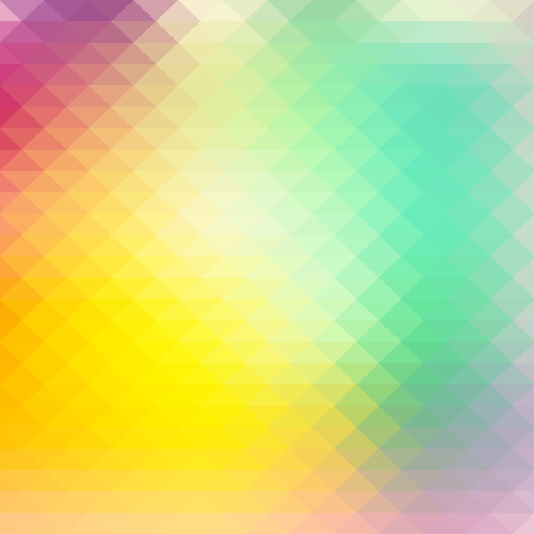 彩色三角形几何抽象背景图片
