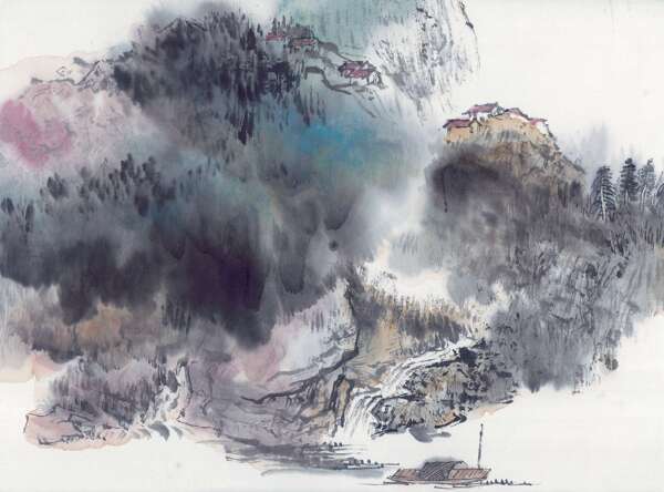 水墨山水畫(huà)圖片