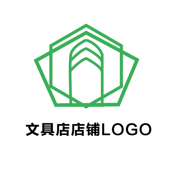 簡約線條LOGO模板
