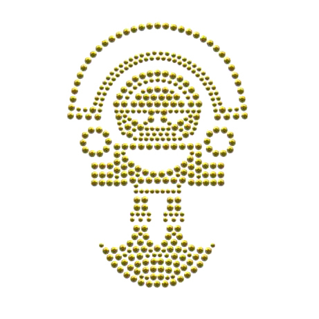 燙鉆圖騰機(jī)器人免費(fèi)素材