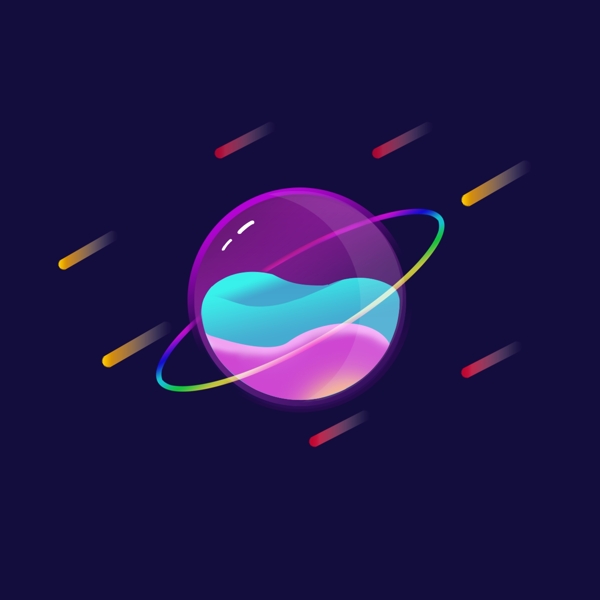 流星液體星球