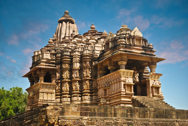 印度雕刻庙宇建筑图片
