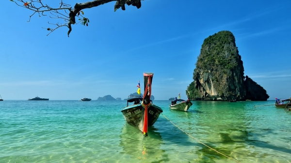 美麗的海岸風景