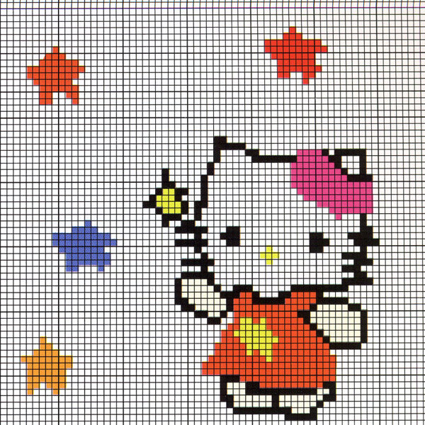 毛衫圖案動物hellokitty貓毛衣免費(fèi)素材