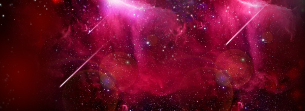 紅色浪漫夢幻淘寶全屏banner背景