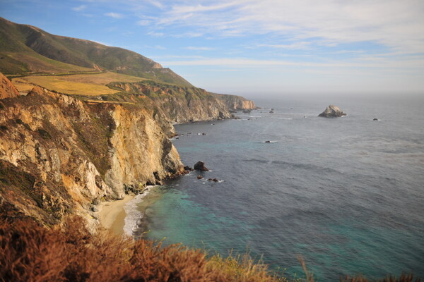 美国加州17哩海岸风景