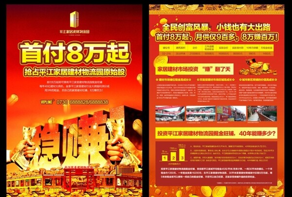 房地產(chǎn)銷售DM單張圖片