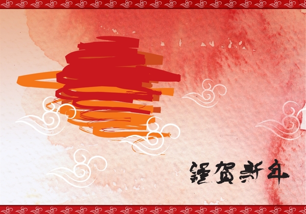 恭賀新年背景圖