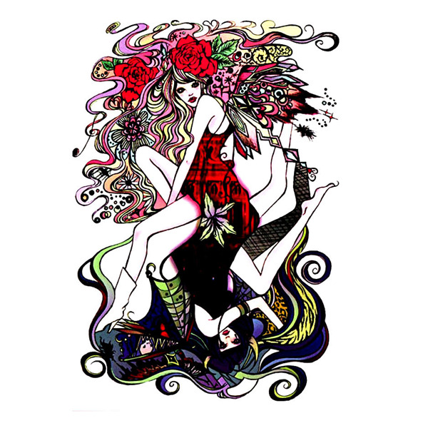 位圖抽象人物女人美女免費(fèi)素材