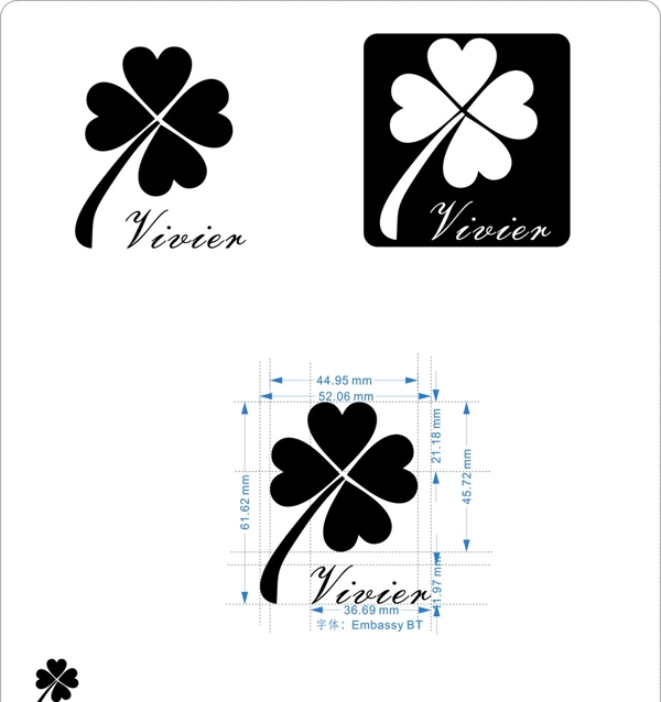 Vivier四葉草logo圖片