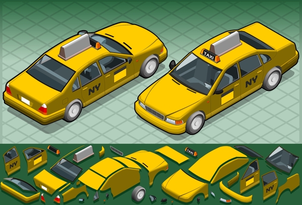 卡通出租車