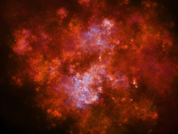 火紅色的星空?qǐng)D片