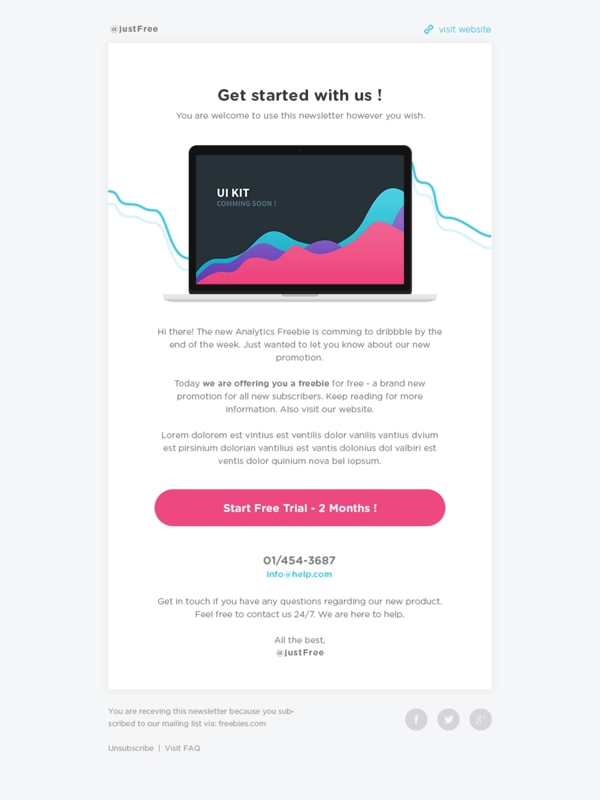 newsletter模版