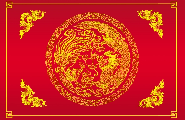 中式婚禮背景圖片