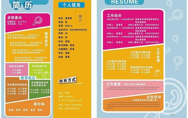 簡歷圖片