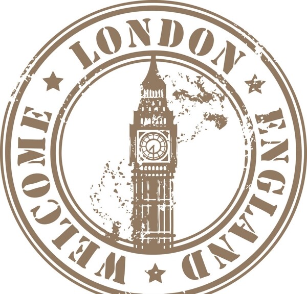 伦敦邮戳图片