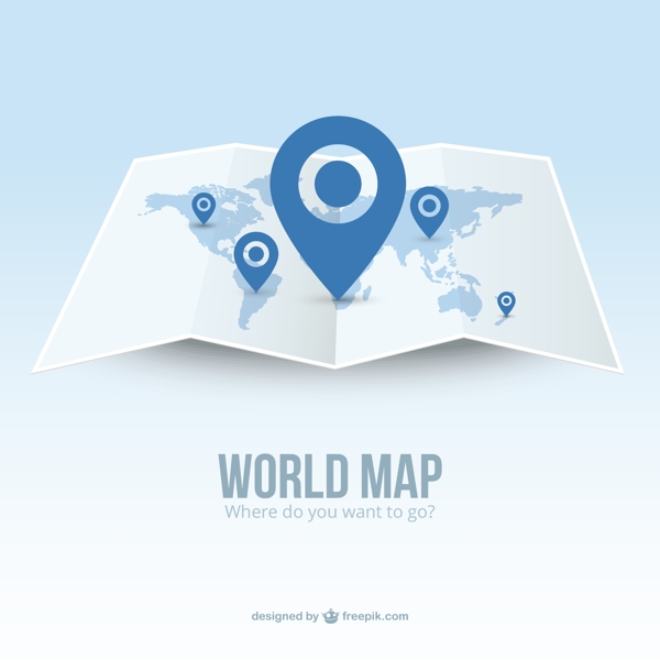 世界地图指针