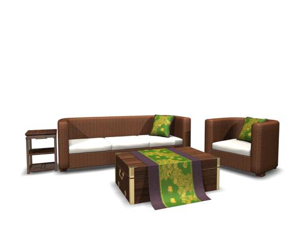 沙发组合3d模型沙发图片45