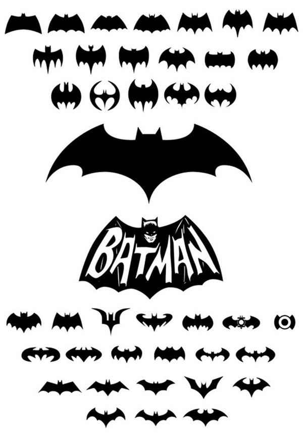 蝙蝠侠标志矢量图片AI