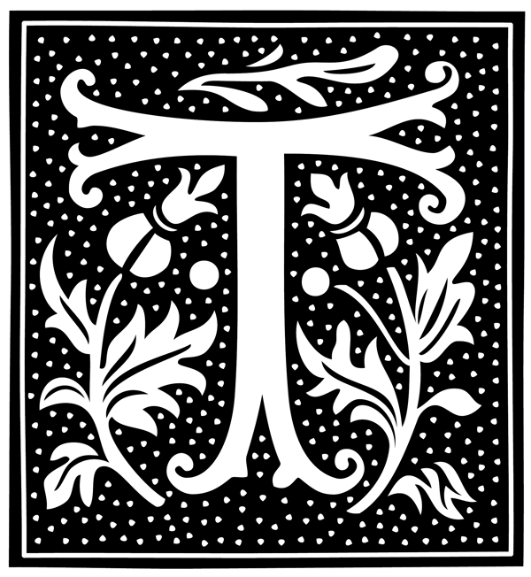 花式字母t字圖片