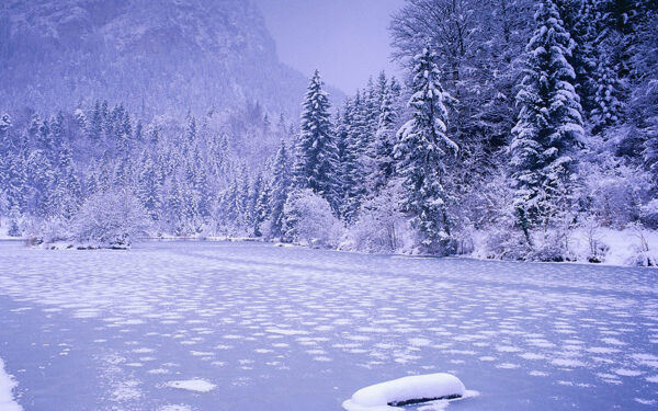 冬季高清雪景壁纸图片