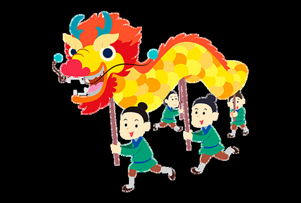 卡通創(chuàng)意過元宵png元素素材