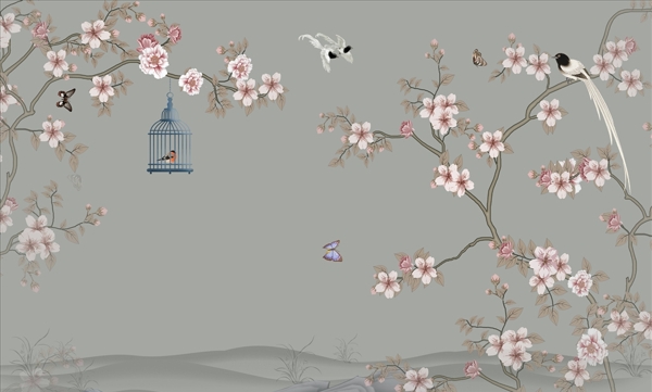中式花鸟图片