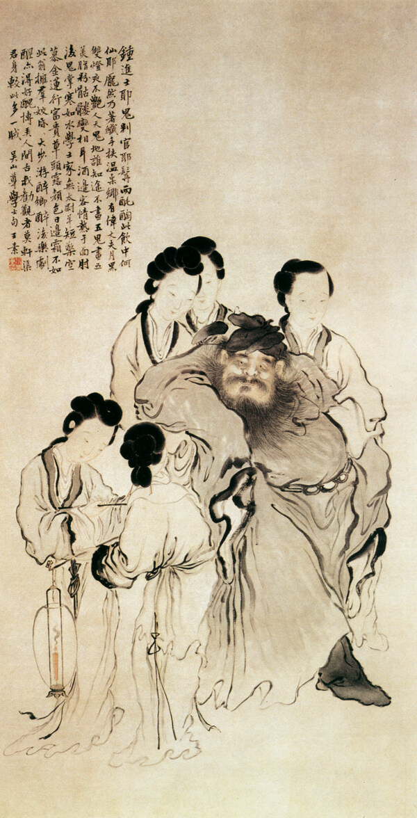 鬼判鐘馗圖片
