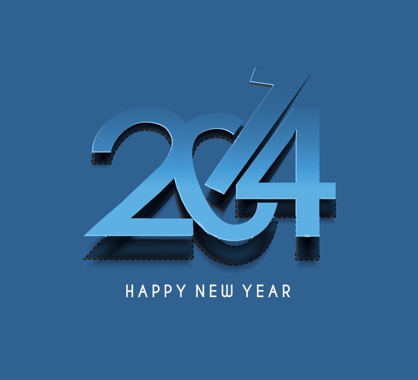 2014新年设计文本向量04