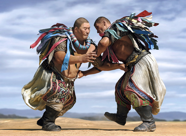 蒙古人摔跤
