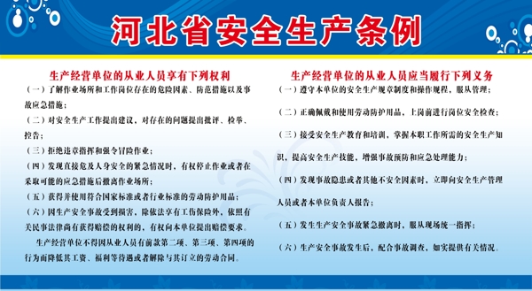 安全生產條例