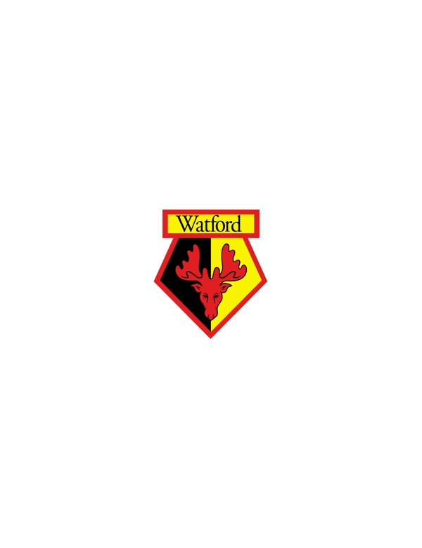 WatfordFClogo設(shè)計(jì)欣賞職業(yè)足球隊(duì)LOGOWatfordFC下載標(biāo)志設(shè)計(jì)欣賞
