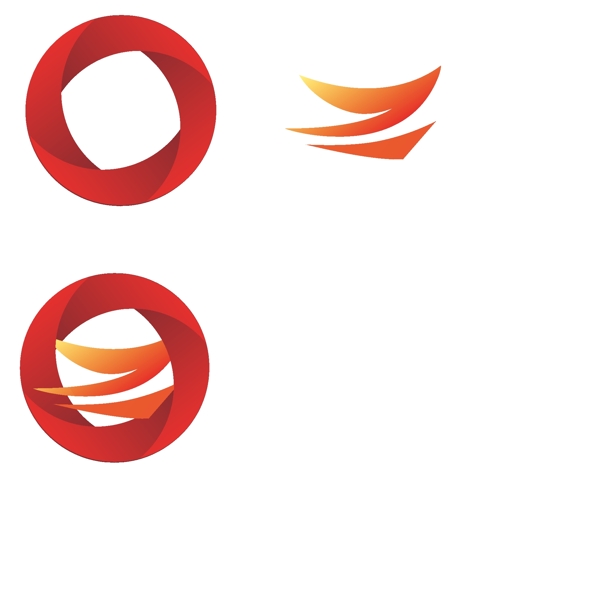 智乾金融红色logo