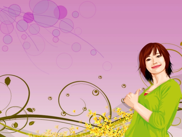 三八婦女節(jié)空白廣告牌圖片