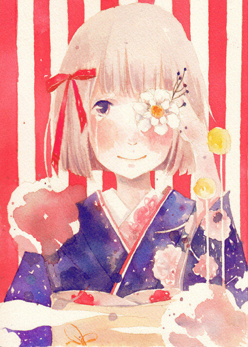 位圖插畫師withgiraffe藝術效果水彩免費素材
