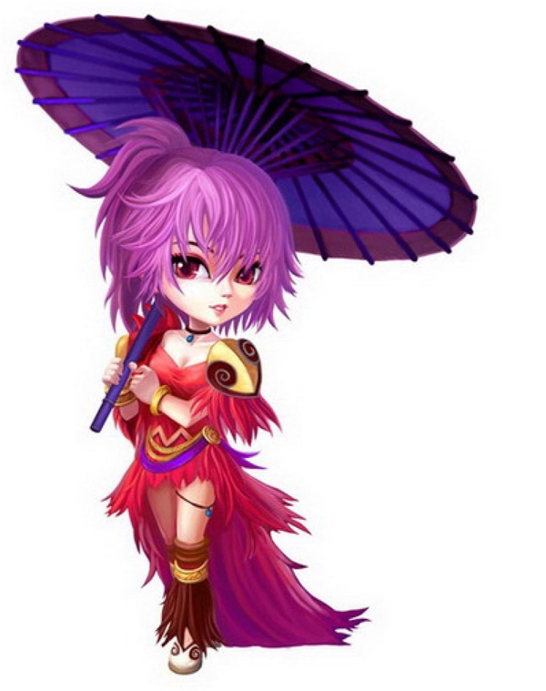 卡通美女圖片