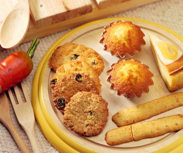 西式糕點(diǎn)美食點(diǎn)心甜點(diǎn)餅干蛋糕面包美味廣告素材大辭典