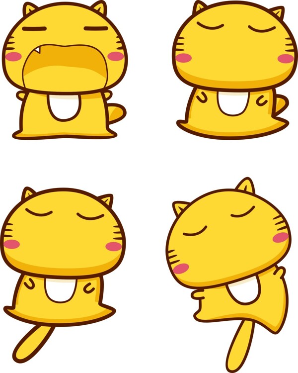 卡通可愛動物