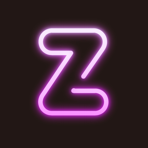 霓虹灯字母Z