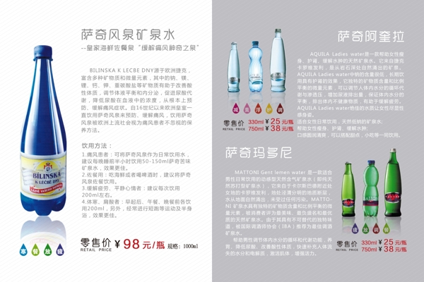 薩奇水四折頁阿奎拉圖片