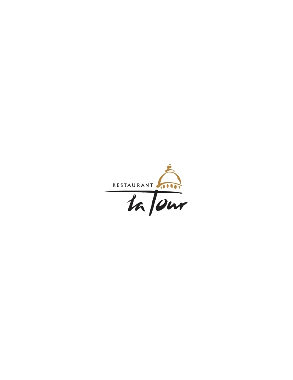 LaTourlogo設計欣賞LaTour知名餐廳LOGO下載標志設計欣賞