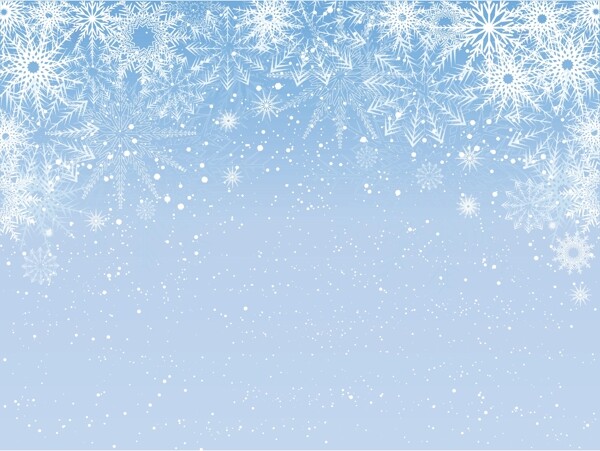 多雪的淡蓝色背景