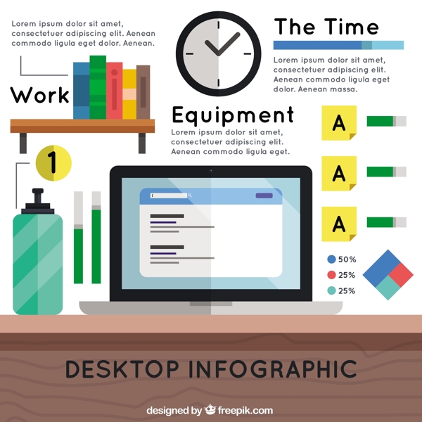 在平面設(shè)計工作infography