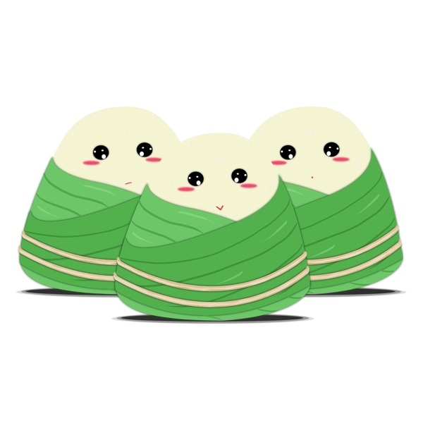 手繪卡通端午可愛粽子PNG素材