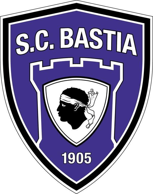 巴斯蒂亚足球俱乐部徽标图片