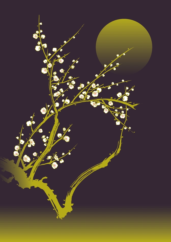 傳統(tǒng)日式花樣梅