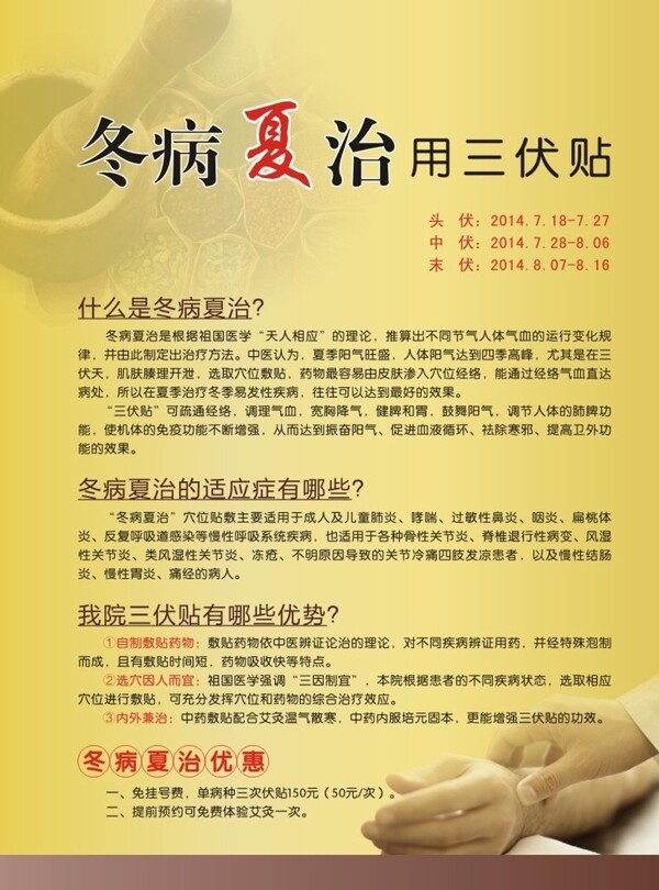 2014冬病夏治圖片