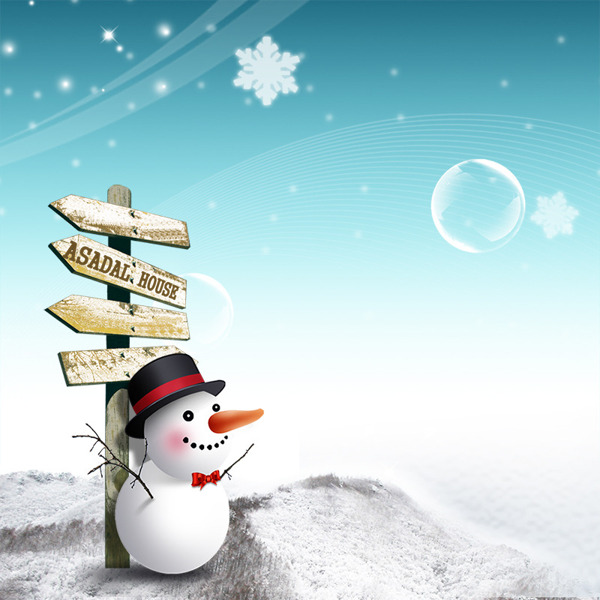 圣誕節(jié)雪人