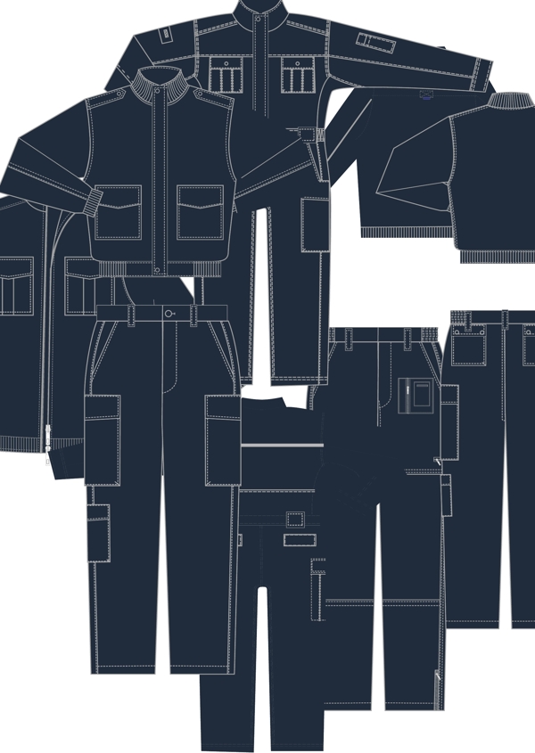 工作服組合