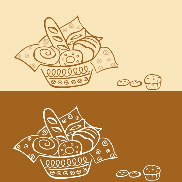 面包店向量